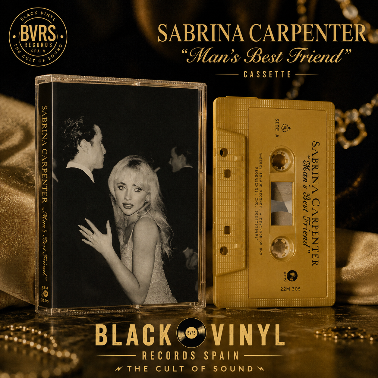Sabrina Carpenter  Man's Best Friend Cassette gold