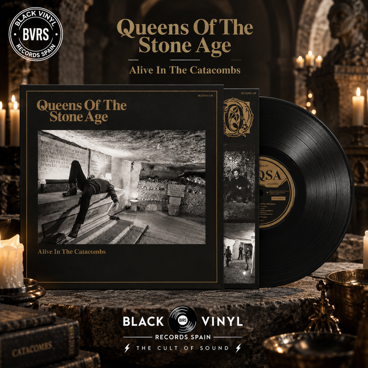 Queens Of The Stone Age - Alive In The Catacombs (Limited Standard Black Vinyl LP)