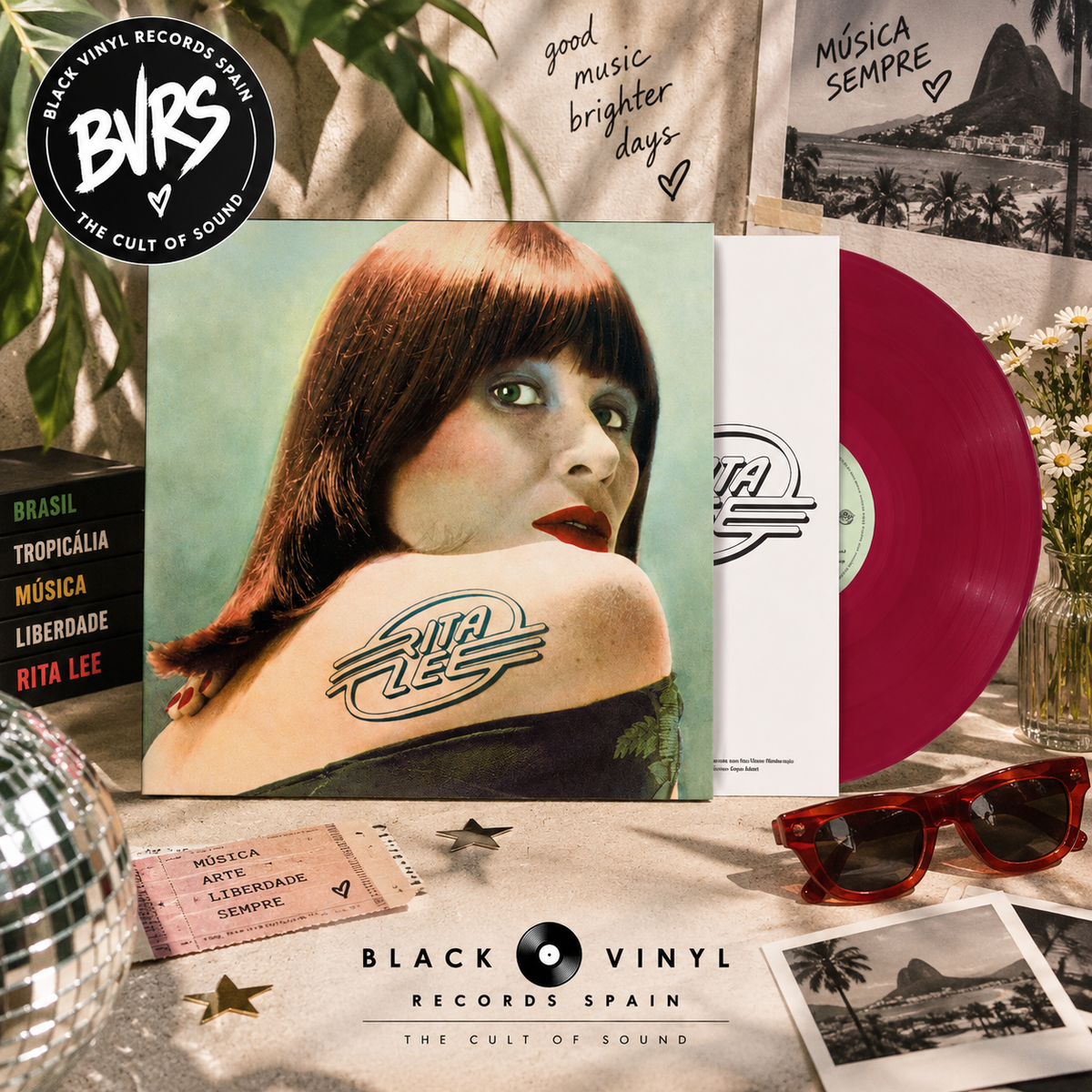 Rita Lee - Mania de Você (1979) | Translucent Red 1LP Vinyl 180g