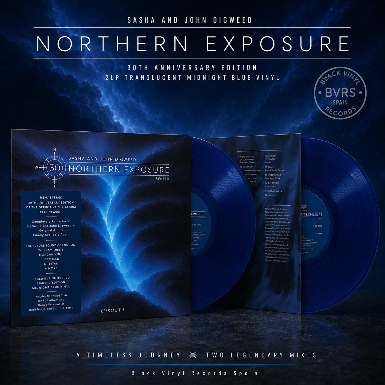 Northern Exposure Redux North - Sasha & Digweed - Blue Vinyl Edition