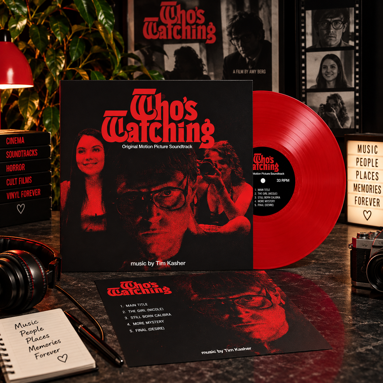 Who's Watching – Original Soundtrack [Red Opaque Vinyl LP]