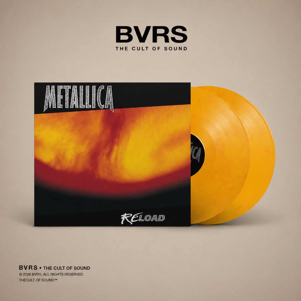 Metallica ReLoad (Remastered 2025) (180g) (Limited Edition) (Yellow Vinyl) 2 LPs - Black Vinyl Records Spain