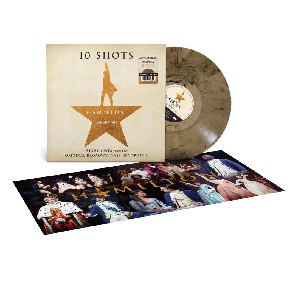 Hamilton: 10 Shots (Highlights From The Original Broadway Cast Recording) (Cabinet Battle Vinyl Tan Smoke Vinyl) LP USA IMPORT