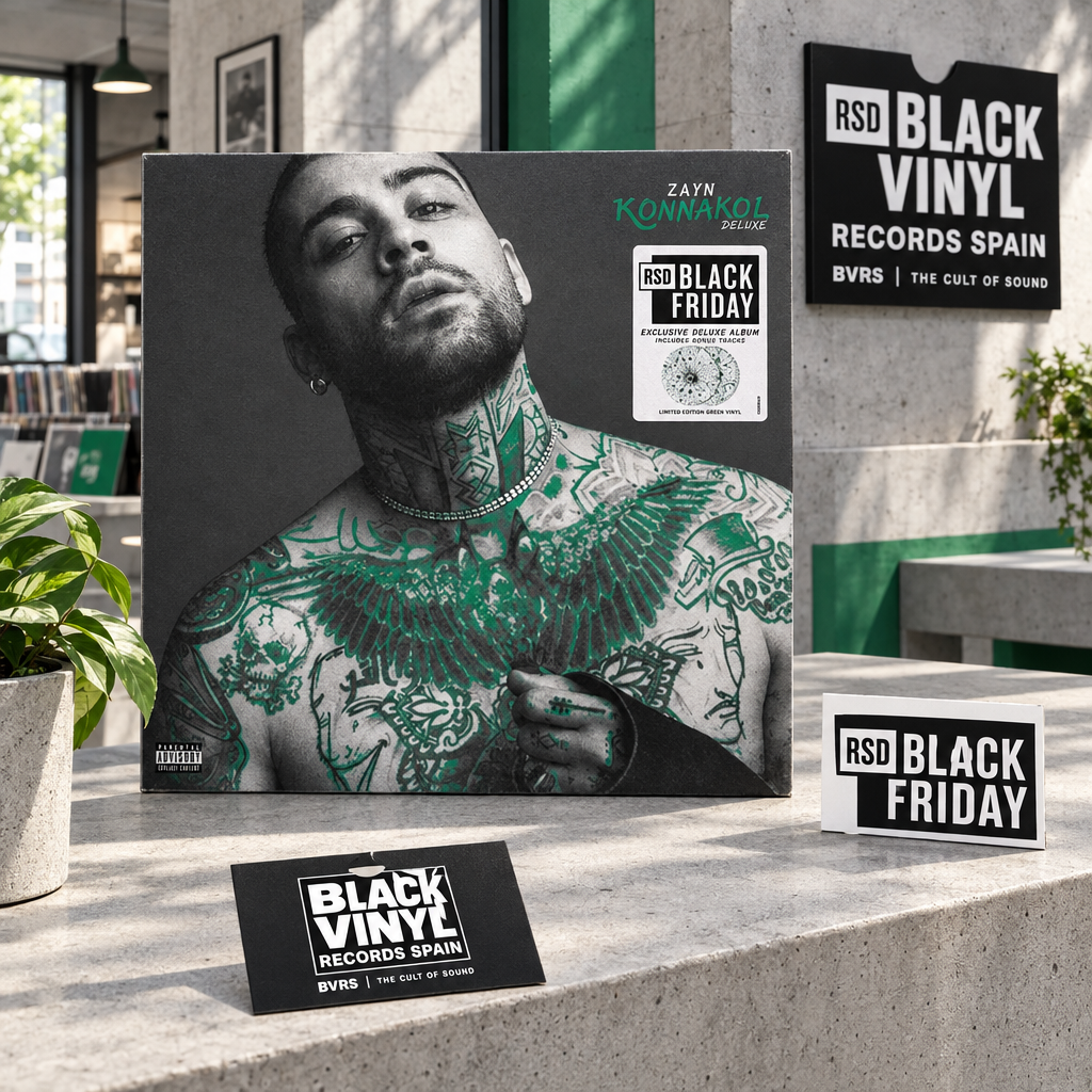 Escena BVRS RSD con la portada de Zayn - Konnakol (Deluxe Edition)