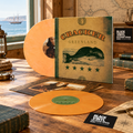 Cracker - Greenland en vinilo naranja, escena editorial BVRS inspirada en la portada