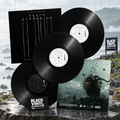 Death Stranding en vinilo en una escena editorial BVRS de costa y niebla