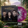 Breaking Dawn Part 2 Purple Splatter en un bosque BVRS al amanecer con niebla y reflejos magenta