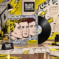 Vinilo Dreamers de Take That en una escena de estilo cómic para Black Vinyl Records Spain
