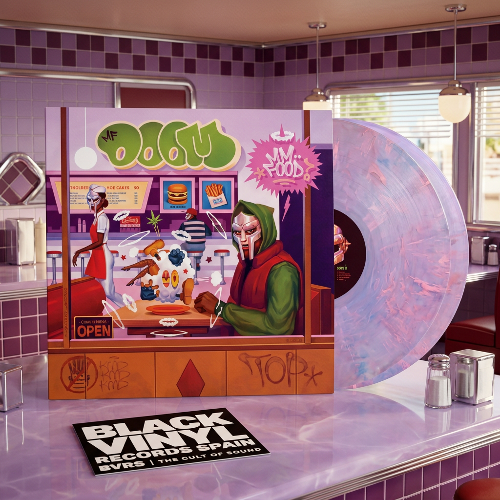 MF DOOM MM..FOOD edición de color en un diner retro BVRS