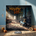 Missing Toys - Not A.I., portada en escena BVRS inspirada en juguetes y paredes envejecidas