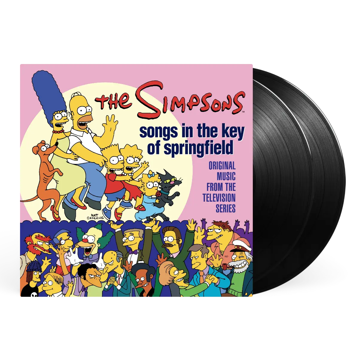 The Simpsons - Songs in the Key of Springfield - O.s.t. 2LP - Black Vinyl Records Spain
