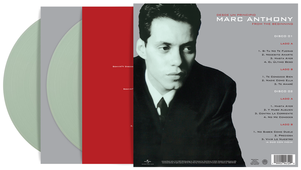 Marc Anthony - Desde Un Principio / From The Beginning (Coke Bottle Clear Vinyl 2LP) - USA IMPORT