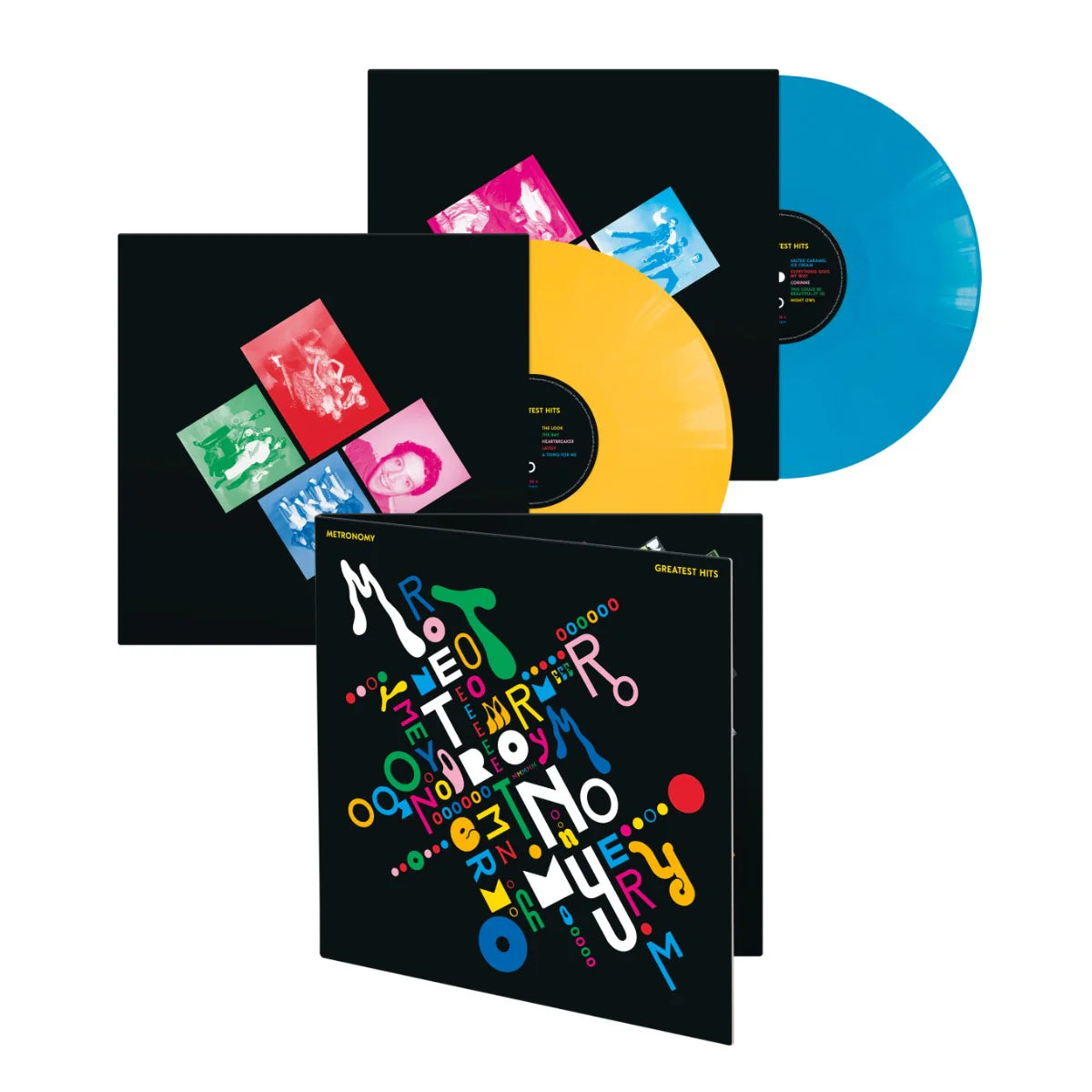 Metronomy - Greatest Hits (Indie Exclusive) (Yellow/Blue Vinyl) [2LP] - Black Vinyl Records Spain