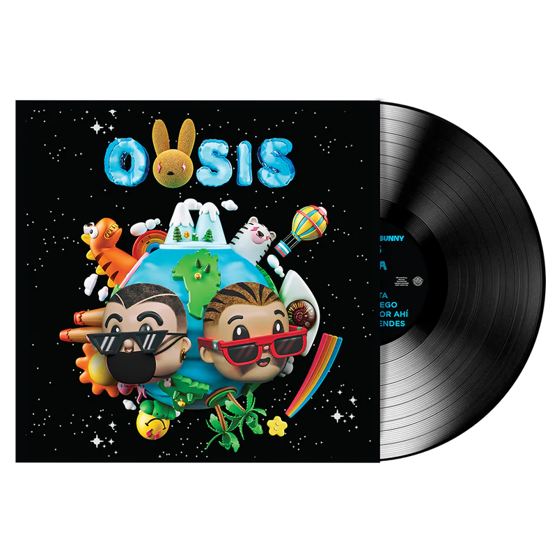 Bad Bunny,  J Balvin OASIS LP USA IMPORT - Black Vinyl Records Spain