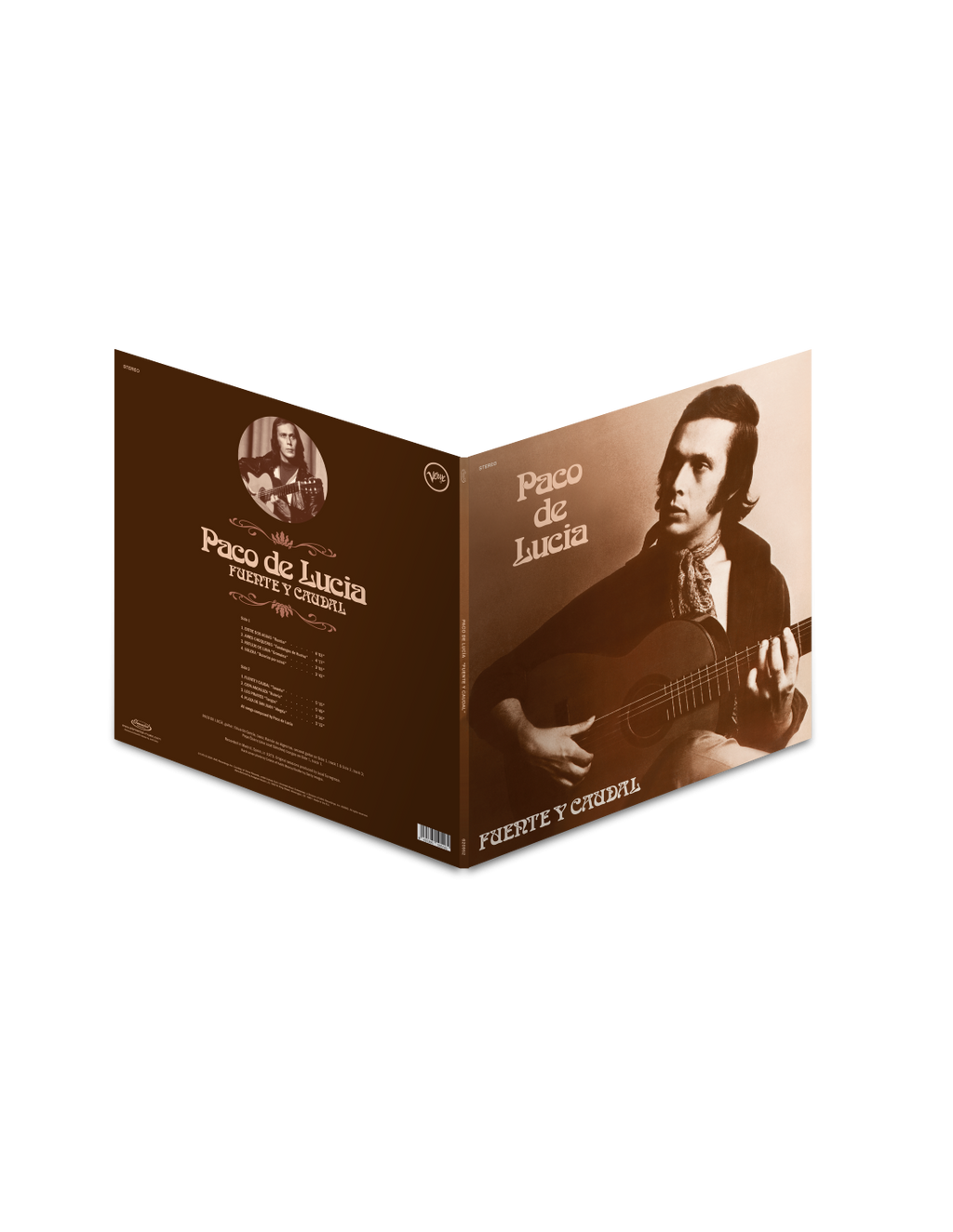 Paco De Lucía Fuente Y Caudal LP - Black Vinyl Records Spain