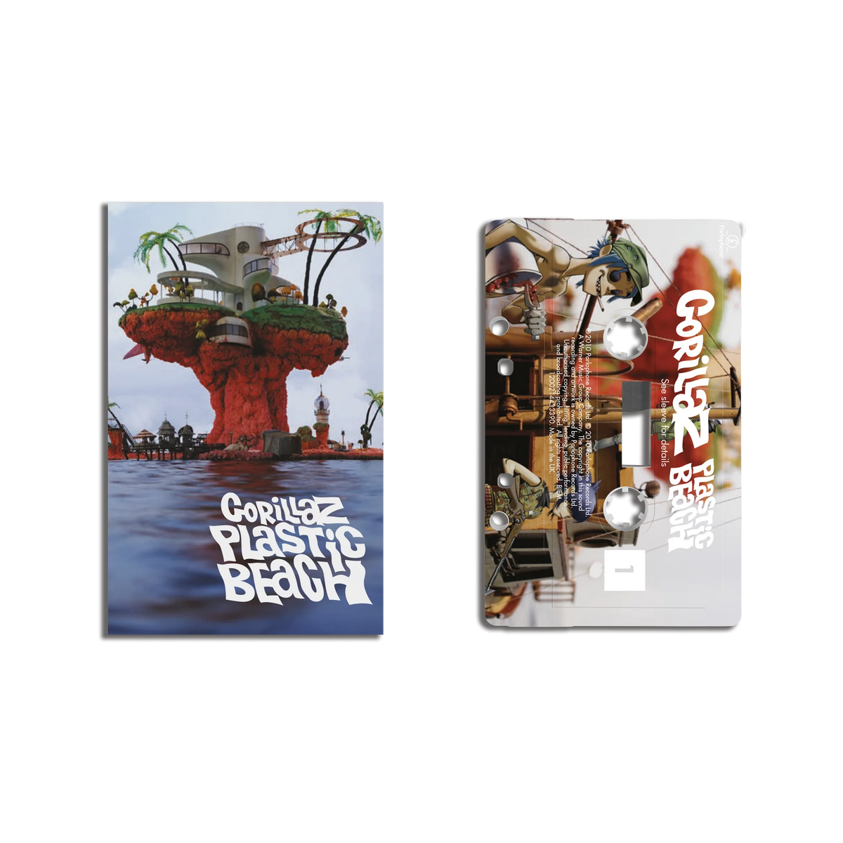 Gorillaz - Plastic Beach - Limited White Cassette Edition