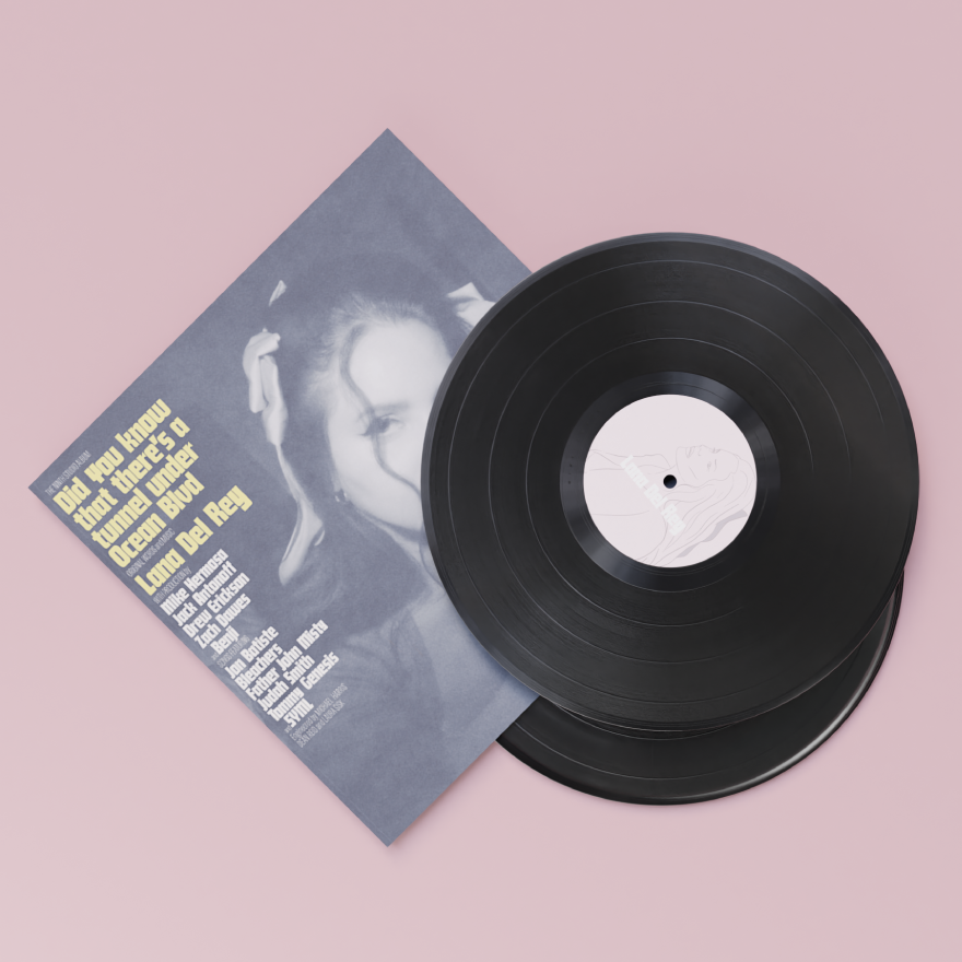 Lana Del Rey: Did You Know That There's A Tunnel Under Ocean Blvd (2 LPS) - Black Vinyl Records Spain