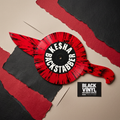 Portada BVRS de Ke$ha con vinilo rojo y negro en forma de cuchillo