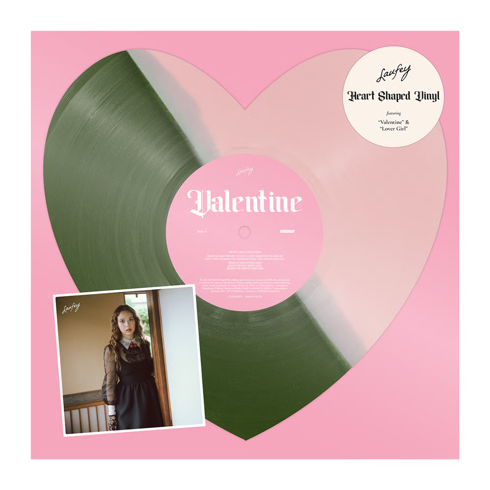 Laufey Valentine Strawberry Matcha Swirl Vinyl UK IMPORT
