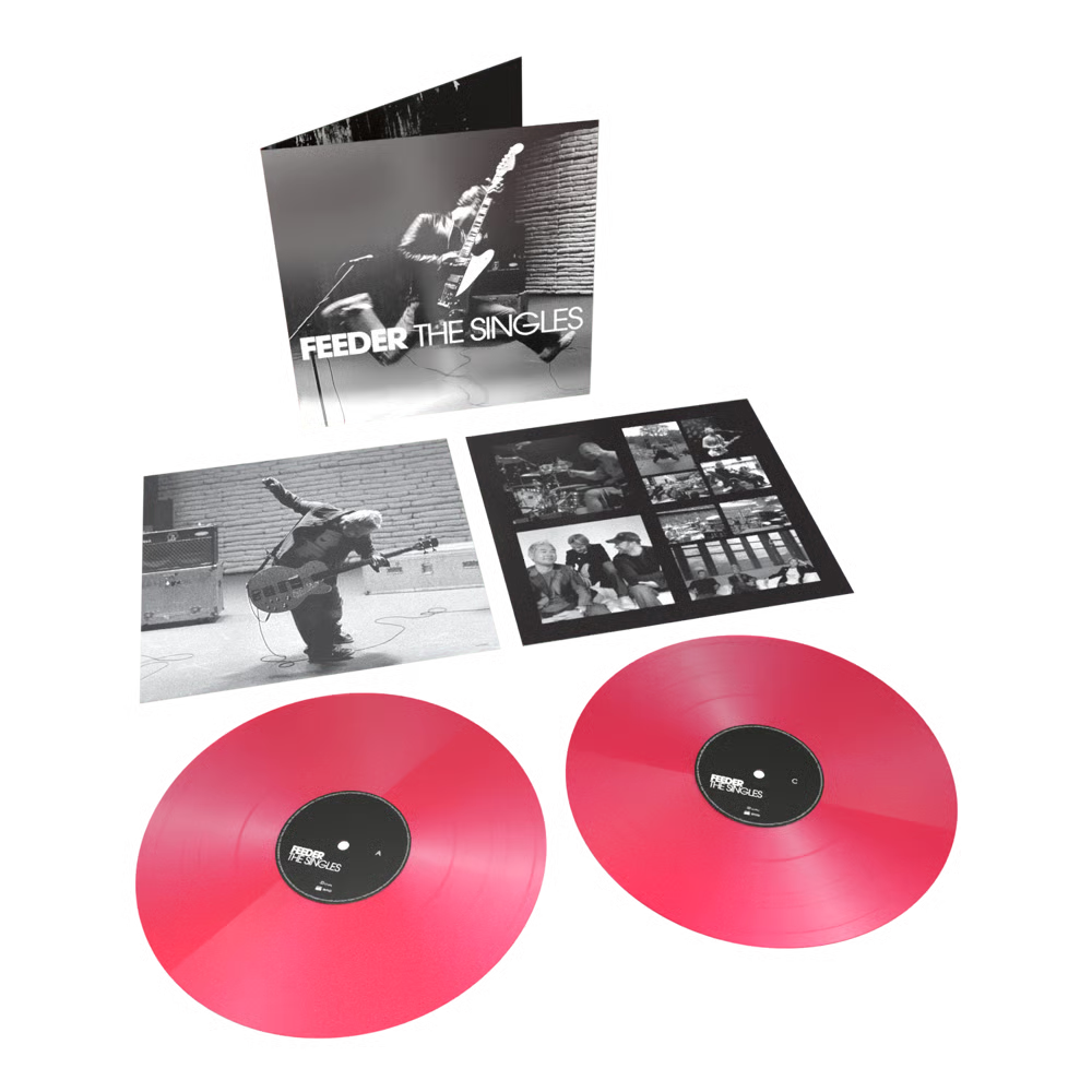 Feeder: The Singles (Rosa Transparente) - Black Vinyl Records Spain