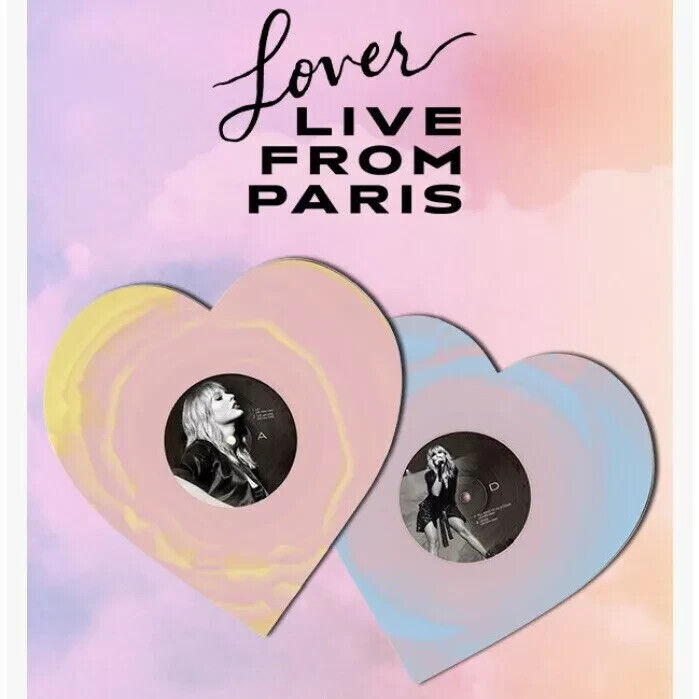 Taylor Swift – Lover (Live From Paris) heart-shaped import - Black Vinyl Records Spain