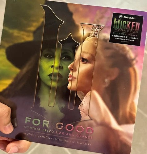 Wicked For Good Regal Cinemas Exclusive 7” Vinyl  USA IMPORT