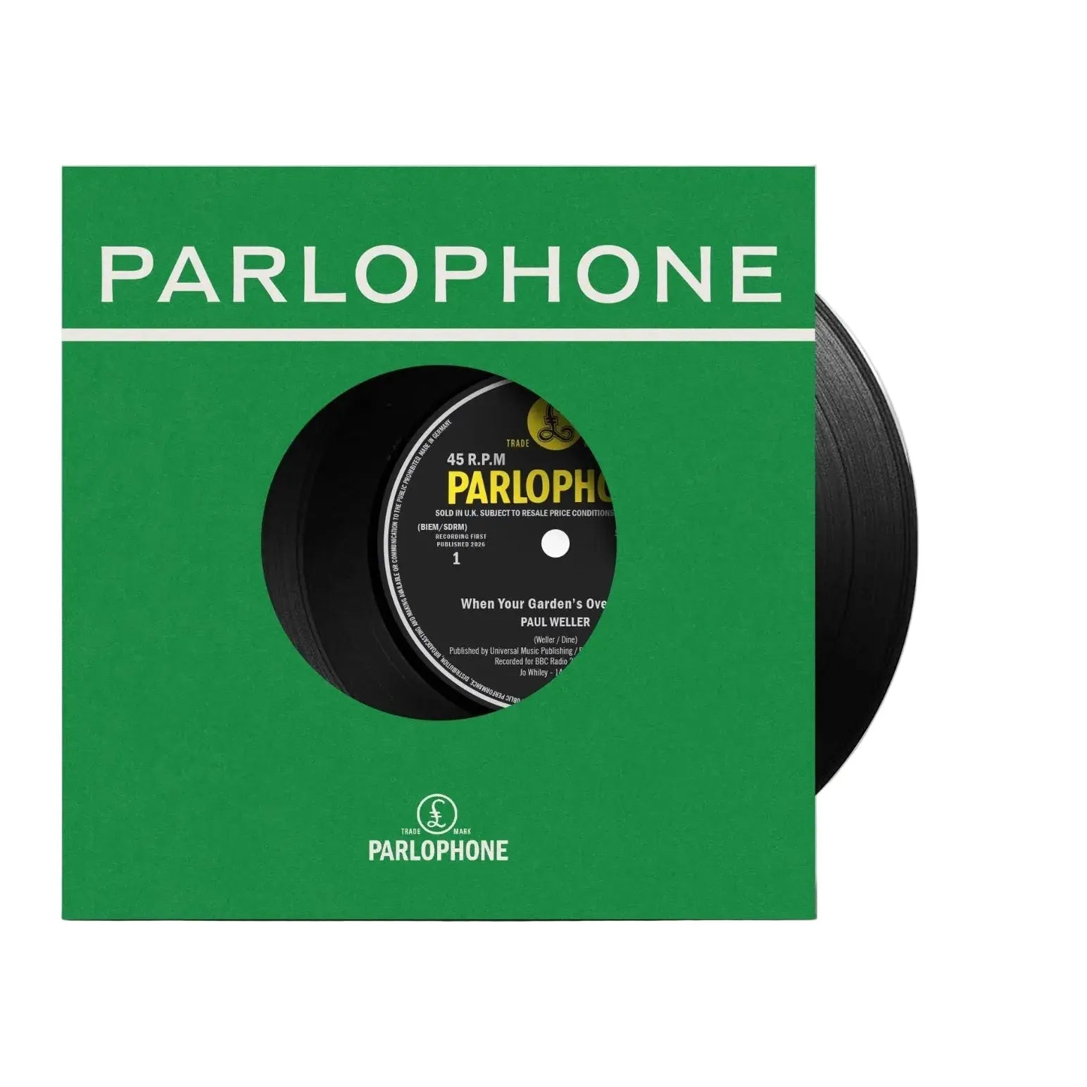 Paul Weller - When Your Garden’S Overgrown / Boy About Town (Weller At The Bbc Vol. 2) (7") [Rsd USA]