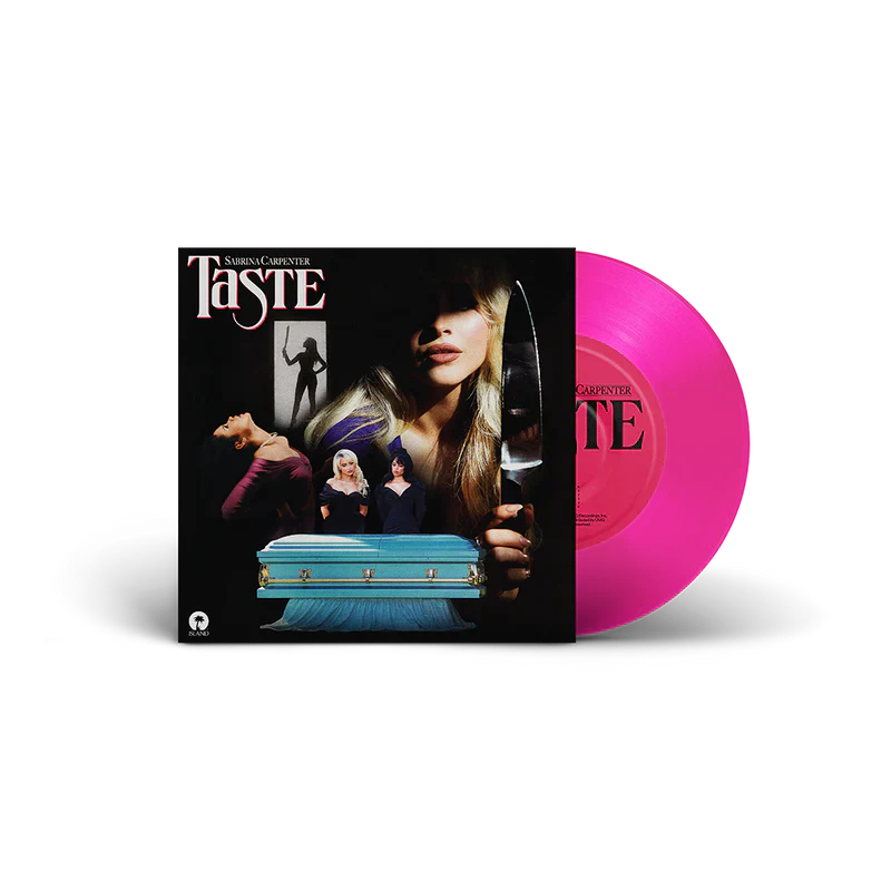 Sabrina Carpenter - Taste: Limited Neon Pink Vinyl 7" Single import - Black Vinyl Records Spain