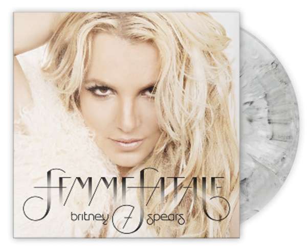 Britney Spears: Femme Fatale/marbled vinyl: white/black lp