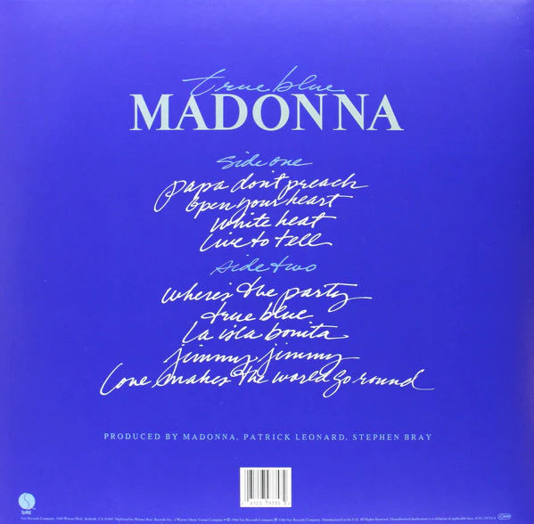 Madonna : True Blue (180g) 05/22 - Black Vinyl Records Spain