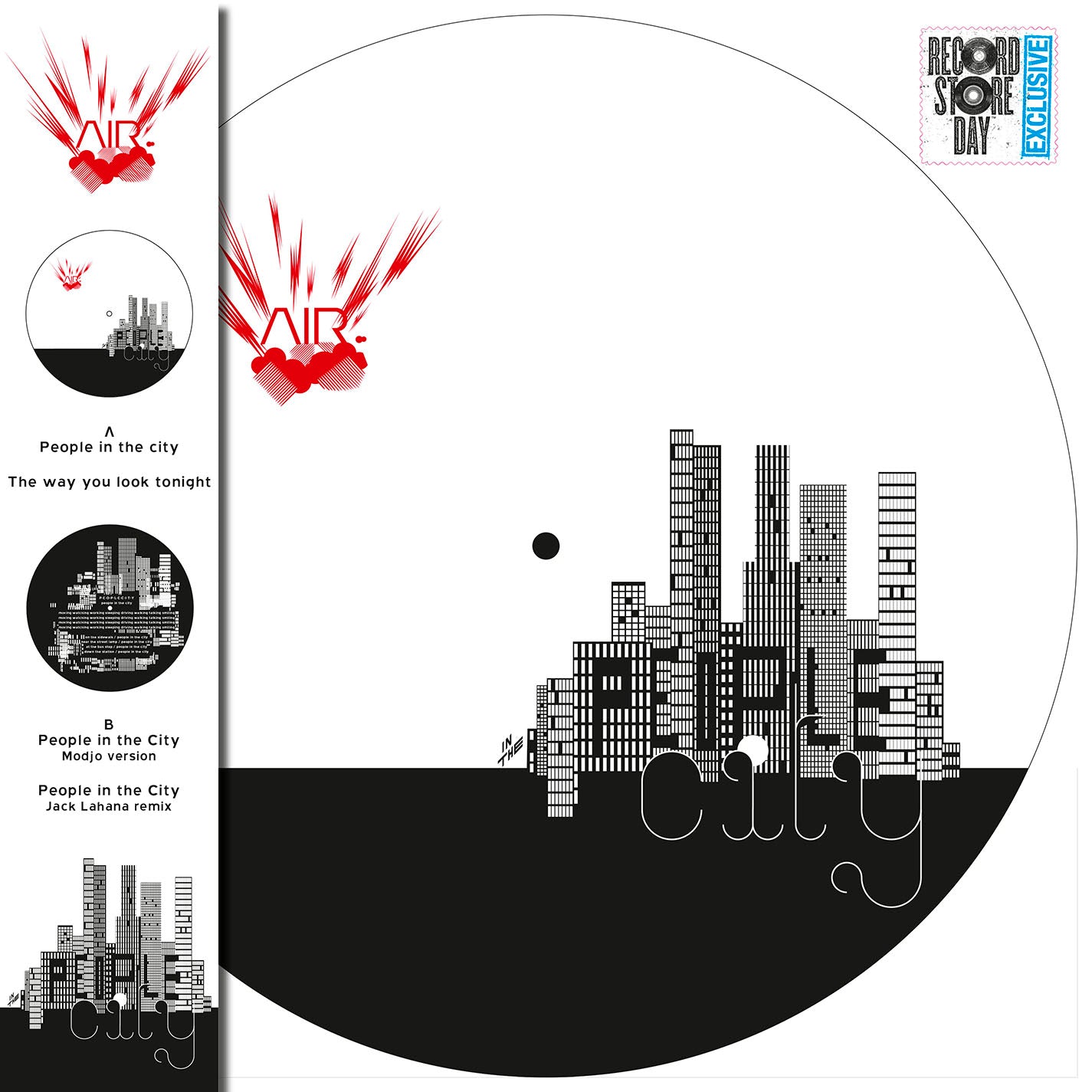 Air - People in the City RSD 2021 - Black Vinyl Records Spain